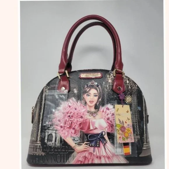 NICOLE LEE "CRYSTAL PALACE" BAG - Picture 1 of 16